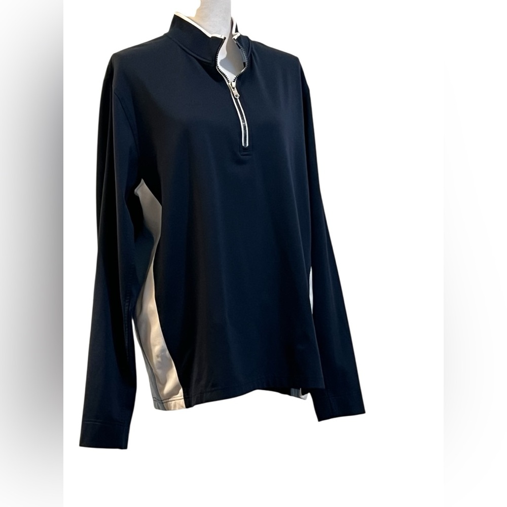 VUGA Men’s Navy Blue 1/4 Zip Pullover – Size XL Golf Quarter Zip jacket top - Picture 3 of 16